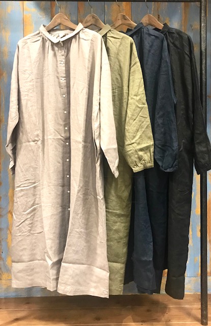 遂に入荷 08mab の新作ロングシャツワンピースでナチュラルコーデ せっちゃん店長 バーニッシュカンパニーブログ