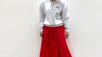 【Dickies】新作！フレアスカートでカジュアルコーデご紹介。