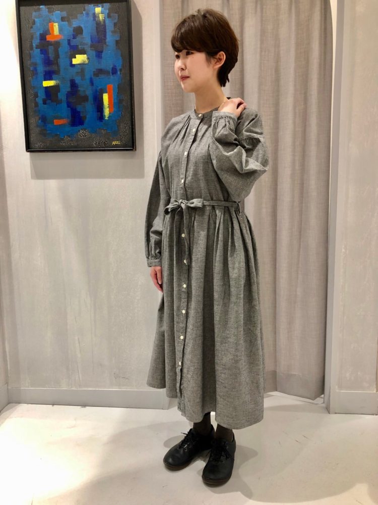 Sun Valley コットン起毛千鳥グレンチェックシャツワンピース バーニッシュカンパニーブログ
