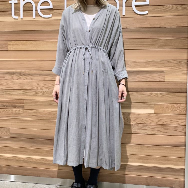 前回も大好評 タックガウンワンピースの再入荷 バーニッシュカンパニーブログ