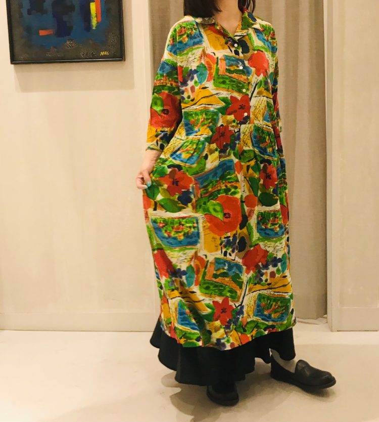 Fu Dueka エーカ アロハ柄ワンピース バーニッシュカンパニーブログ