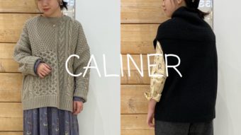 「CALINERプリントシャツでナチュラルスタイル」