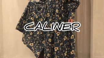 【CALINER】ふわっと花柄ワンピース