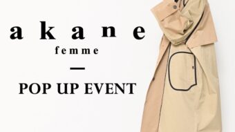 【予告】akane POPUP EVENT 明日スタート！！！