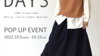 DAYS POP UP Start!!