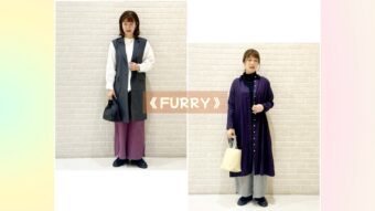 スリット入り【 FURRY 】のパンツでキレイめコーデ♪