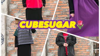 CUBESUGARでカジュアルに💜❤️