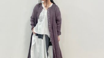 《08Mab》新作ワンピースのナチュラルコーデ