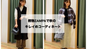 柄物ZAMPAで秋のキレイめコーディネート