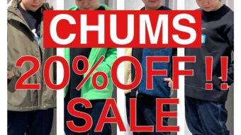 CHUMS 20%OFF SALE!!