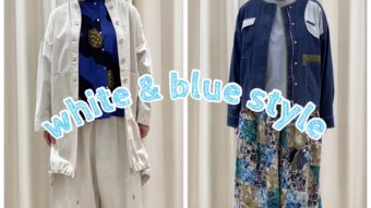 『white & blue style』