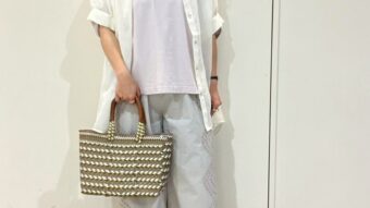 初夏のシアーシャツコーディネート！