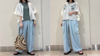 🍍CLEARANCE SALE開催中🍍カーゴパンツの爽やかコーデ🌱