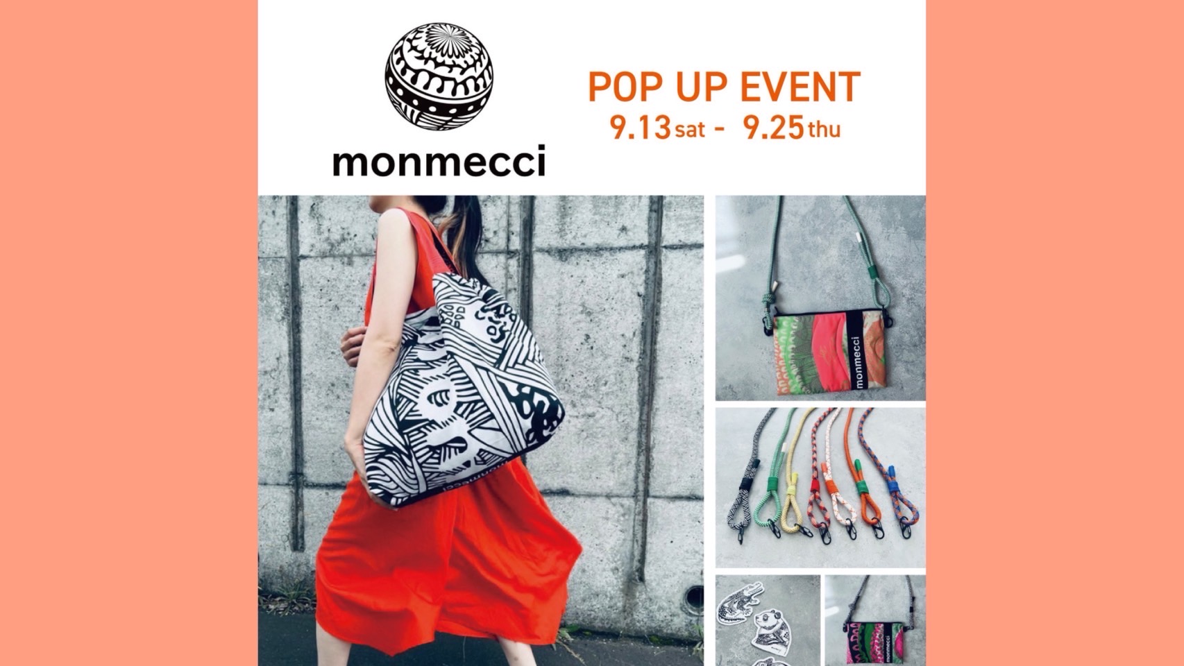 【monmecci】POP-UPイベントスタート！！