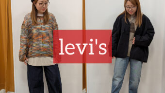 【levi's】デニムパンツを使ったカジュアルコーデ！