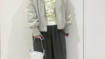 柄ニットでオススメコーディネート🧶