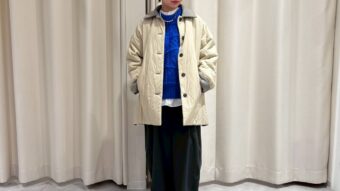 🩶×💙のキレイめカジュアルコーデ✨️