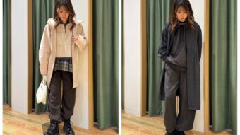 ウールアイテムで 