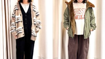 ブラウンアイテムでカジュアルコーデ!