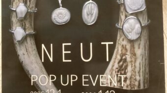 【NEUT】ユニセックスジュエリーPOPUPスタート♪