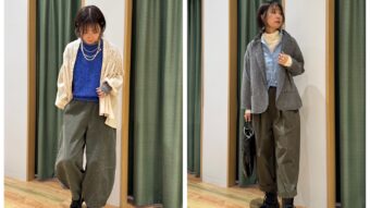 ブルー×カーキ メンズっぽカラーでカジュアルstyle