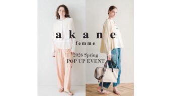 【 akane femme 】POP UPイベント2/25〜3/6