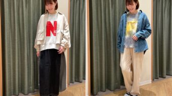 デニム×スウェットコーデ☘️