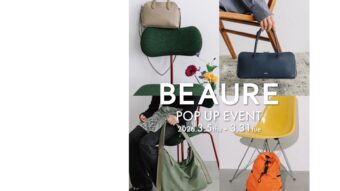 【BEAURE】 POP UPイベント開催中👜✨
