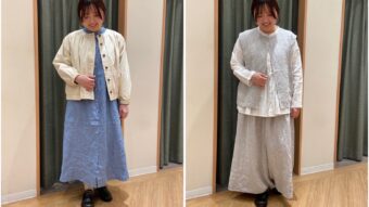 リネンでナチュラルコーデ🌸