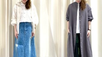 周年祭🌸本日スタート！素材感がポイント♪軽やか春コーデ