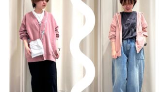 ピンク色の羽織コーデ🎀💕