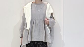 涼しげリネンブラウスで着回しコーデ！