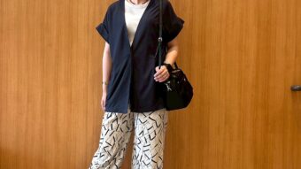 北広島店限定！le colis～メッシュライクジレで大人の柄パンツコーデ