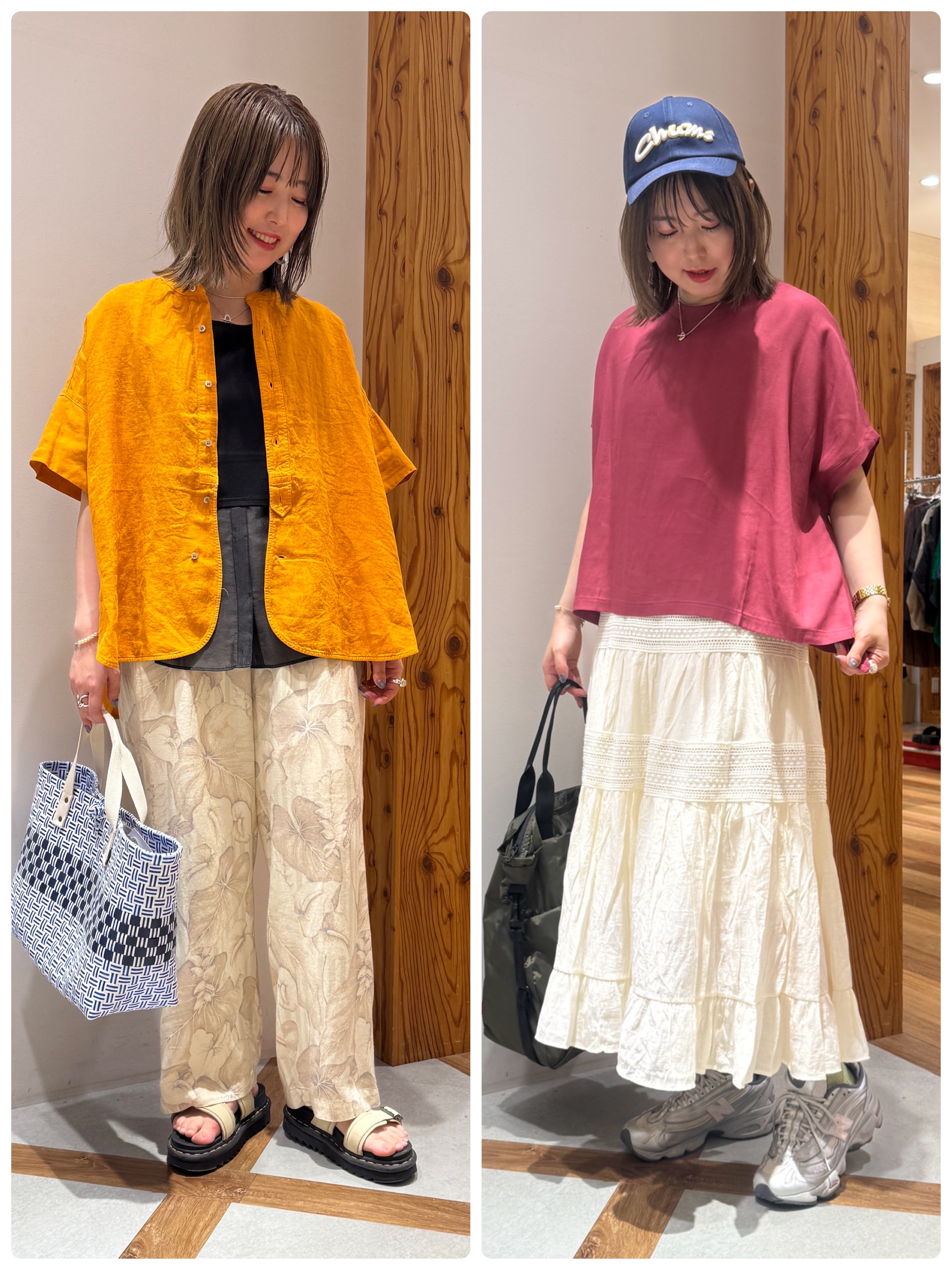 カラーアイテムをプラス🍎🏃‍♀️