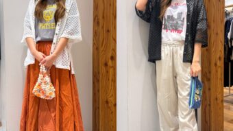 Tシャツコーデ × 羽織で楽しむ色違いスタイル🌼👩🏻‍🦰