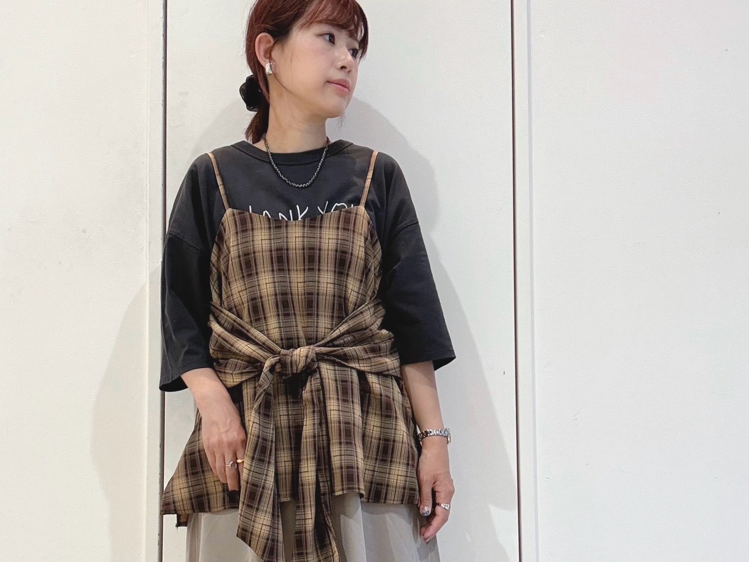 レイヤードを楽しむ🍂秋の先取りコーデ！