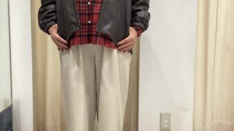 🍂秋のレザージャケットコーデ